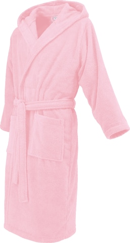 celodoro Long Bathrobe 'Home & Spa Collection' in Pink: front