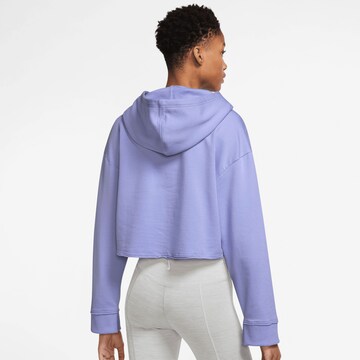 NIKE Sport sweatshirt i lila