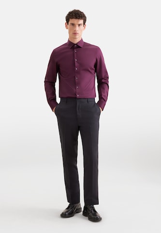 SEIDENSTICKER Slim Fit Hemd 'Smart Classics' in Rot