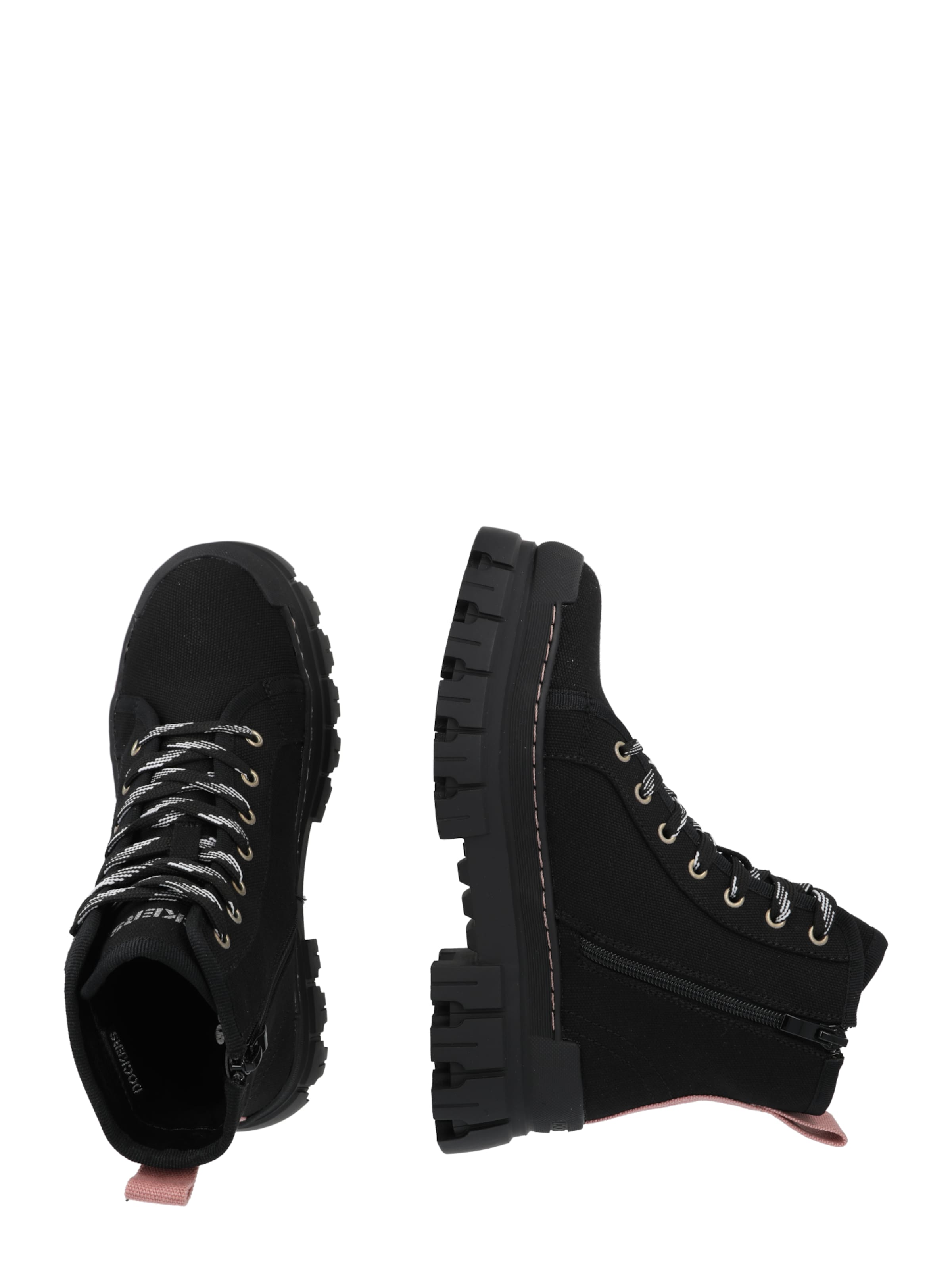 Bottines à lacets Dockers by Gerli en noir