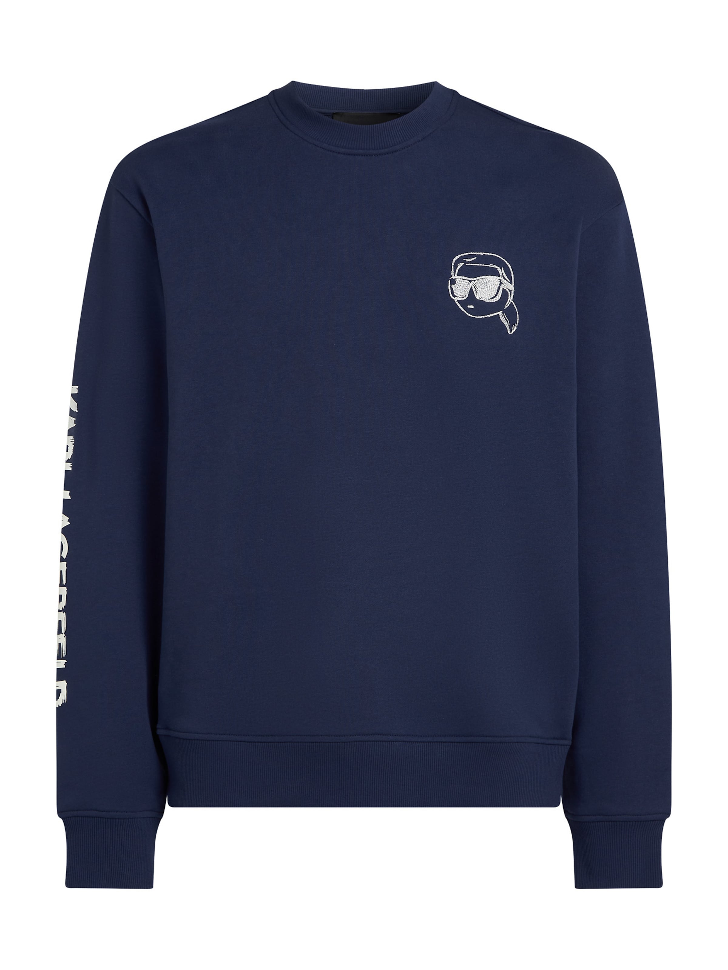 Karl Lagerfeld Μπλούζα φούτερ σε μπλε: μπροστά