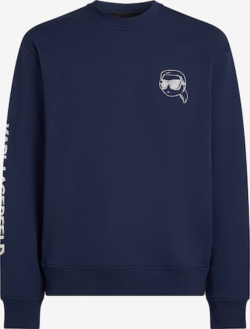 Karl Lagerfeld Collegepaita värissä sininen: etupuoli