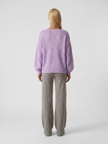 americandreams Oversized sweater 'Milana Cotton' in Purple