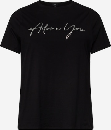 River Island Plus Shirt in Black: front
