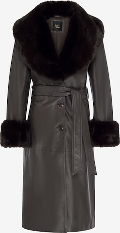 Manteau mi-saison 'De luxe' faina en marron : devant
