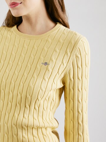 GANT Pullover i gul