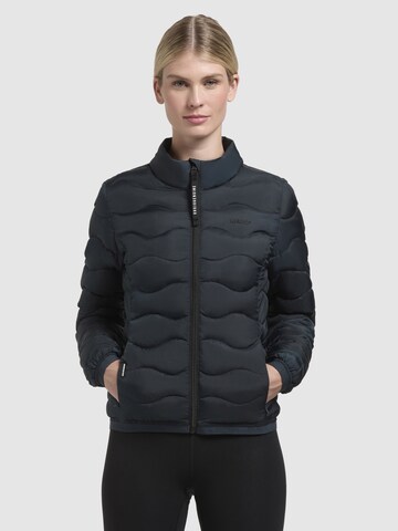 Veste mi-saison 'Merl' khujo en bleu : devant