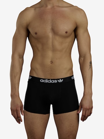 ADIDAS ORIGINALS Boxershorts ' Comfort Flex Cotton 3 Stripes ' in Zwart