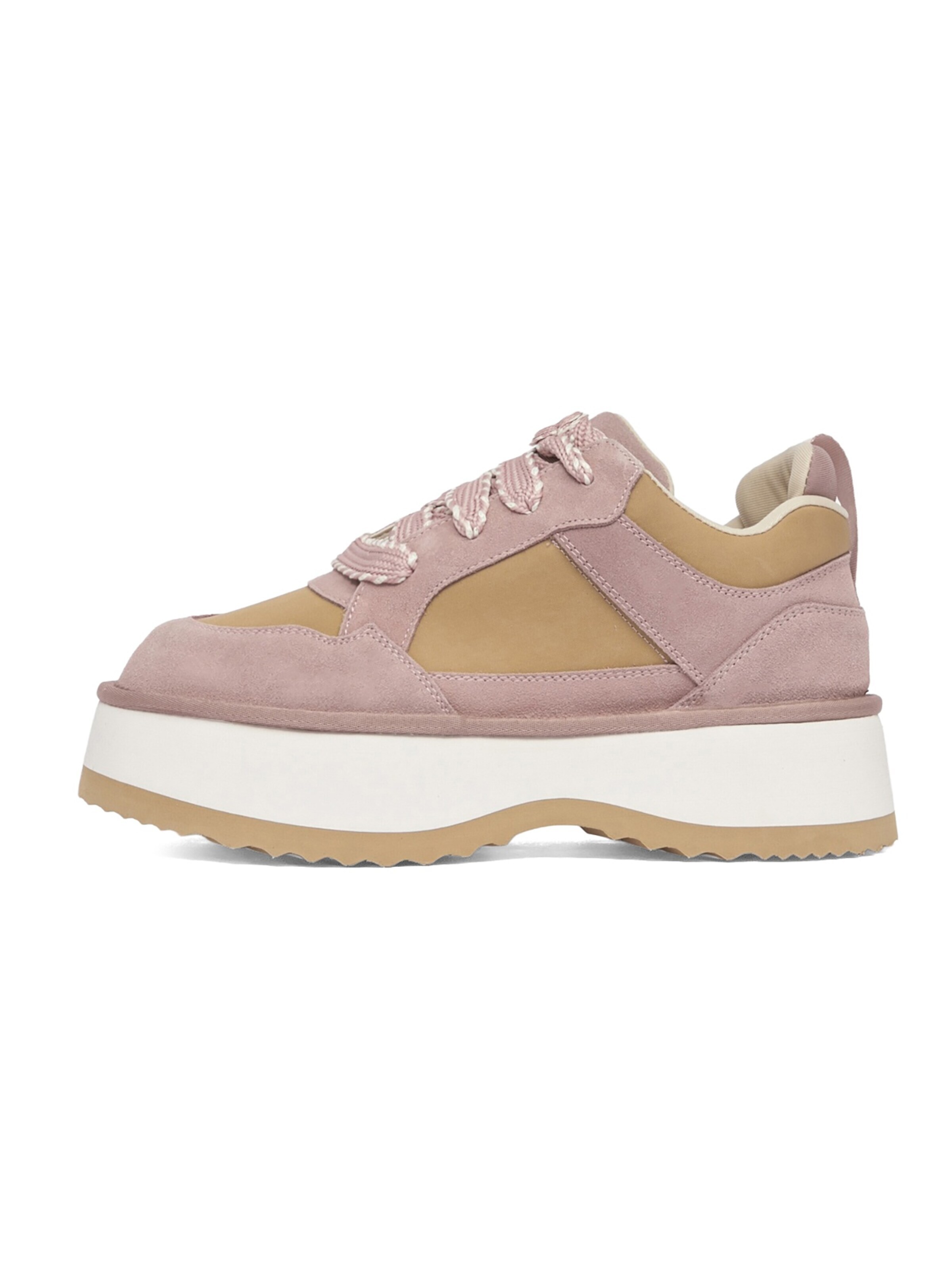 L'Arte Milano Sneakers laag in Roze: voorkant