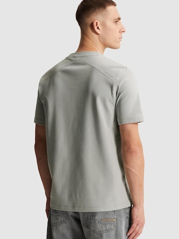 CAST IRON T-shirt 'T-shirt in interlock jersey with crew neck' i grå