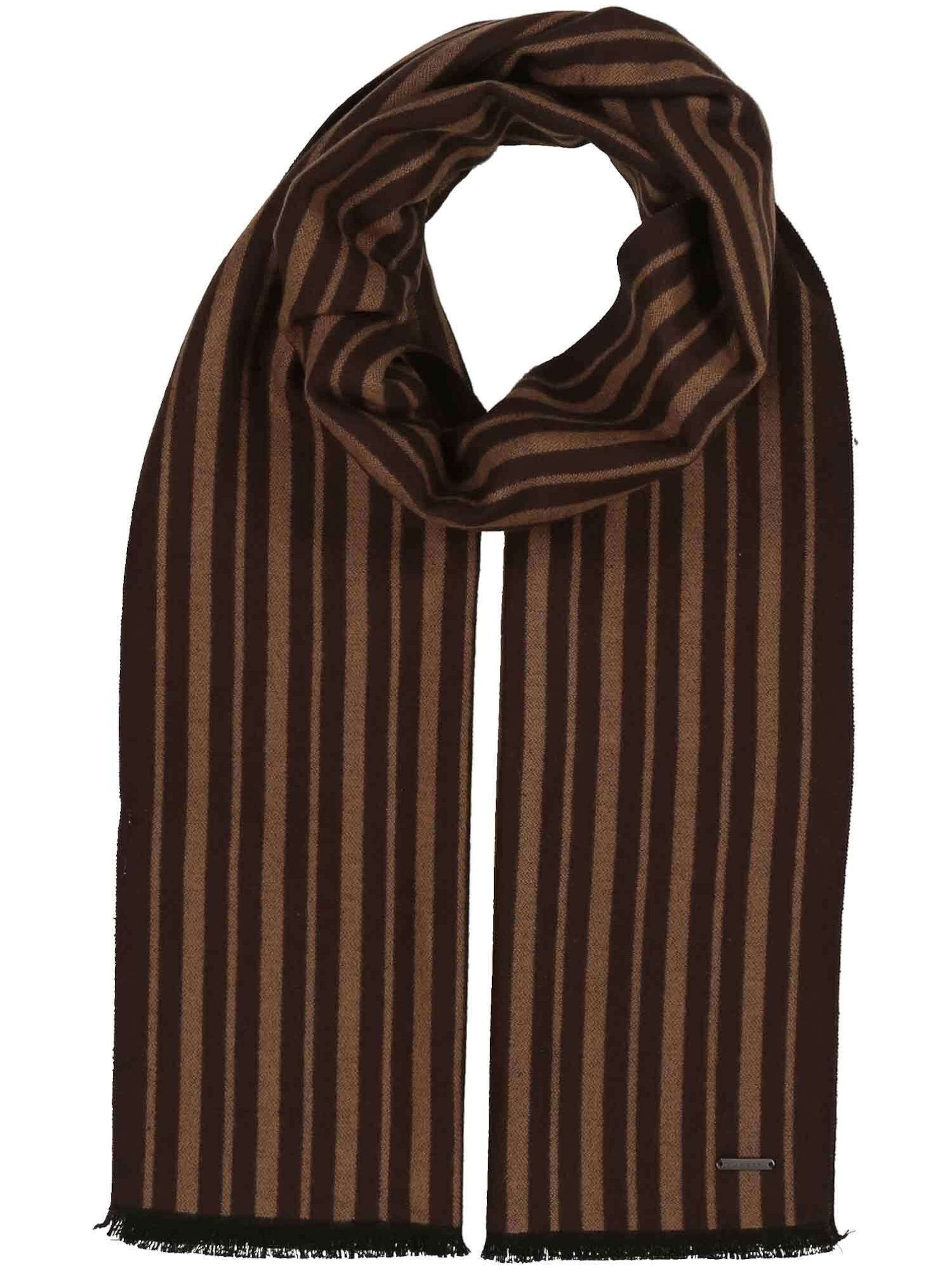bugatti Schal in Braun: Vorderseite