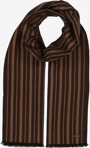 bugatti Schal in Braun: Vorderseite