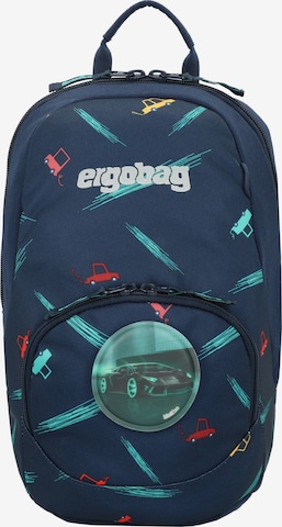 ergobag Backpack in Blue: front