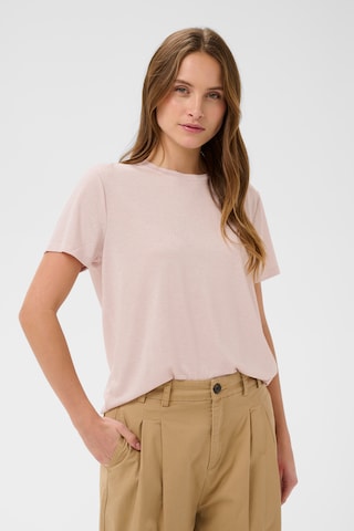 SAINT TROPEZ - Camisa 'HagaSZ' em rosa: frente