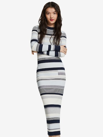 ESPRIT Knitted dress in Grey: front