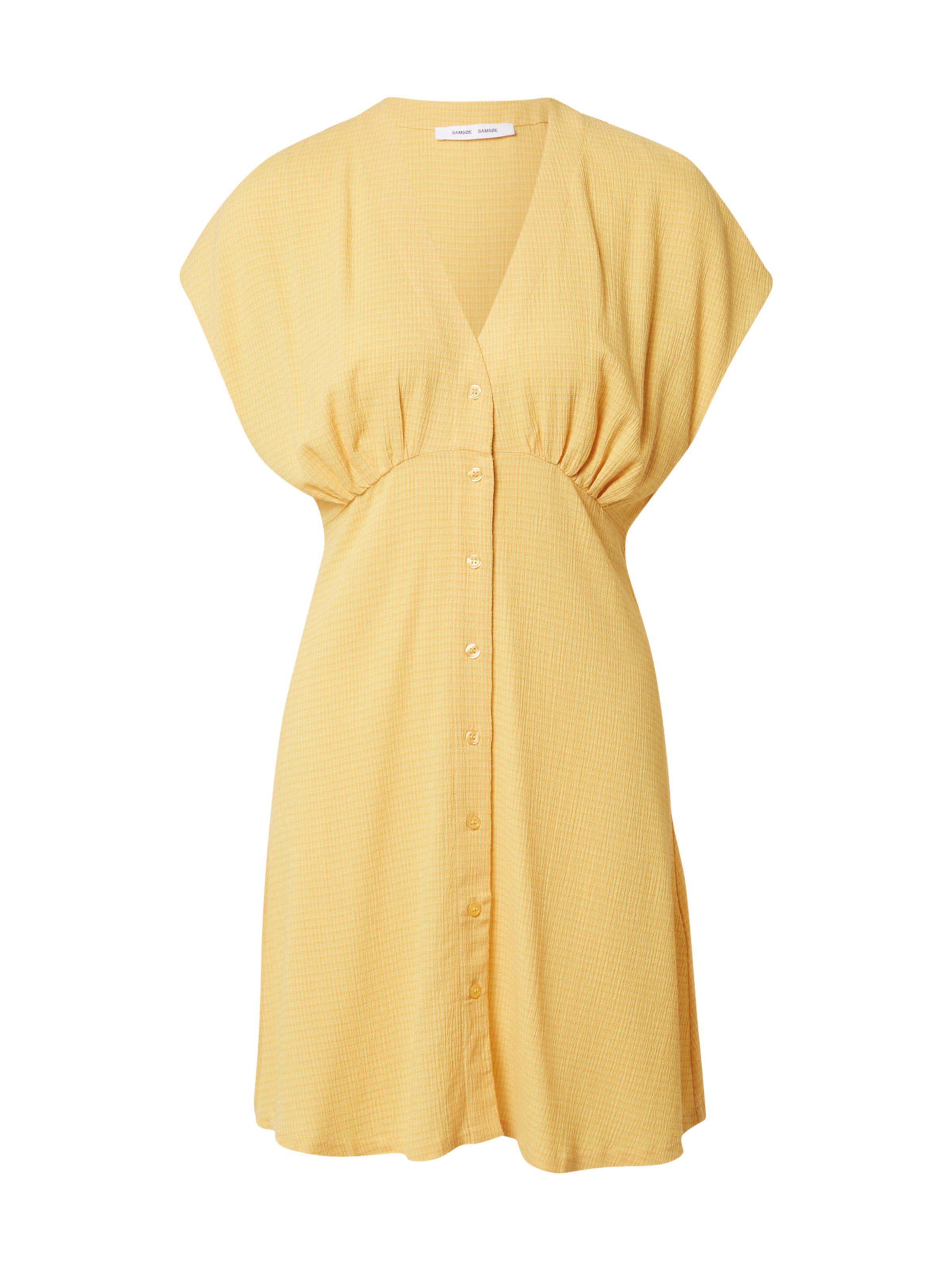 Samsøe Samsøe Рокля 'Valerie' в жълто: отпред