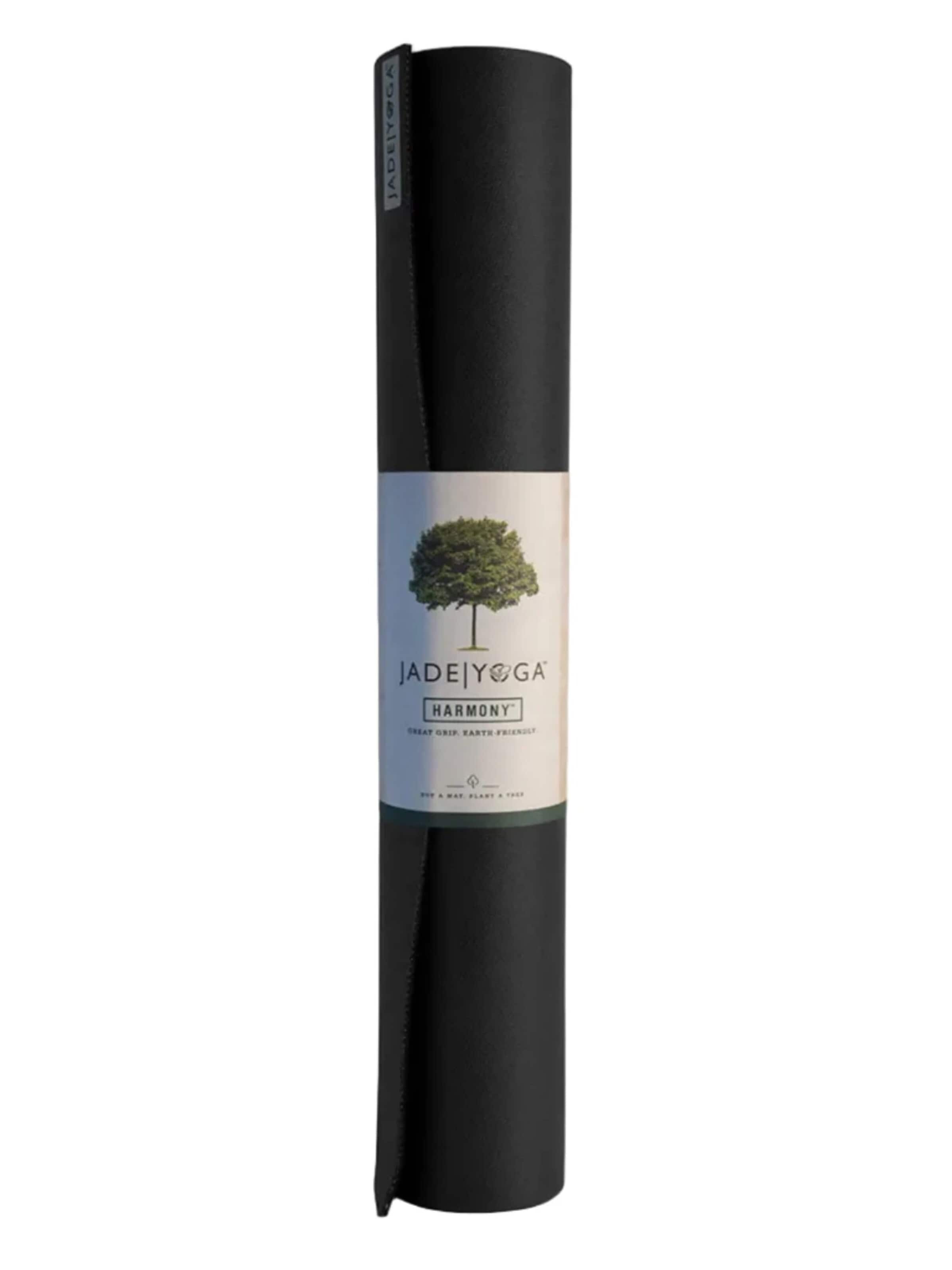 JADEYOGA Mat 'Yogamatte Harmony Professional' in Black: front