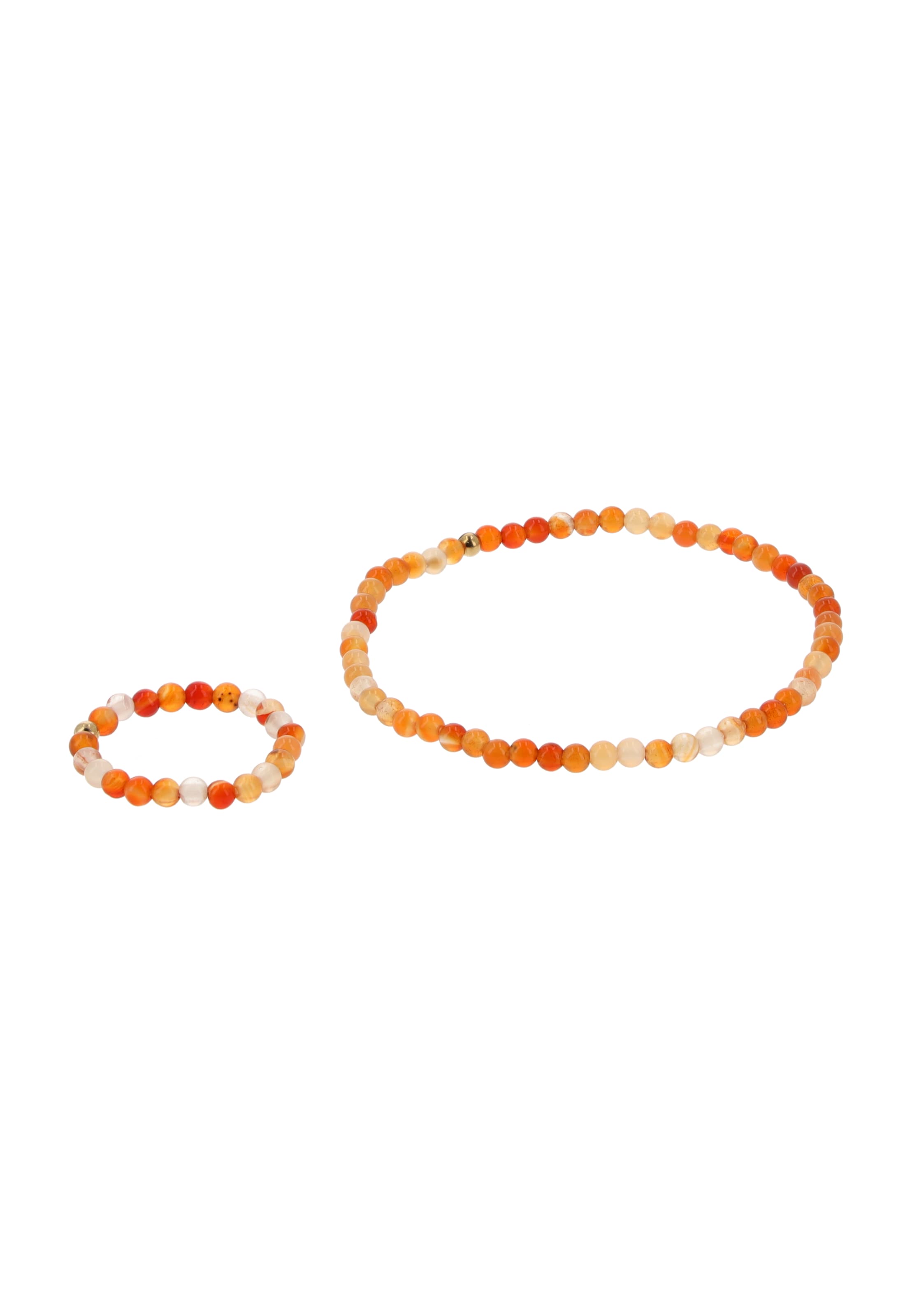 usha FESTIVAL - Conjunto de joyería en naranja