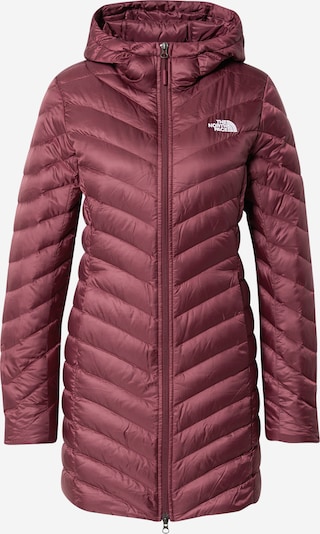 THE NORTH FACE Manteau outdoor 'Trevail' en lie de vin, Vue avec produit