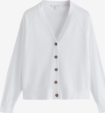Cardigan Next en blanc : devant