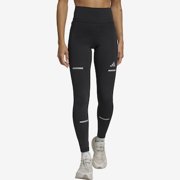 ADIDAS PERFORMANCE Skinny Urheiluhousut 'Adi365' värissä musta: etupuoli