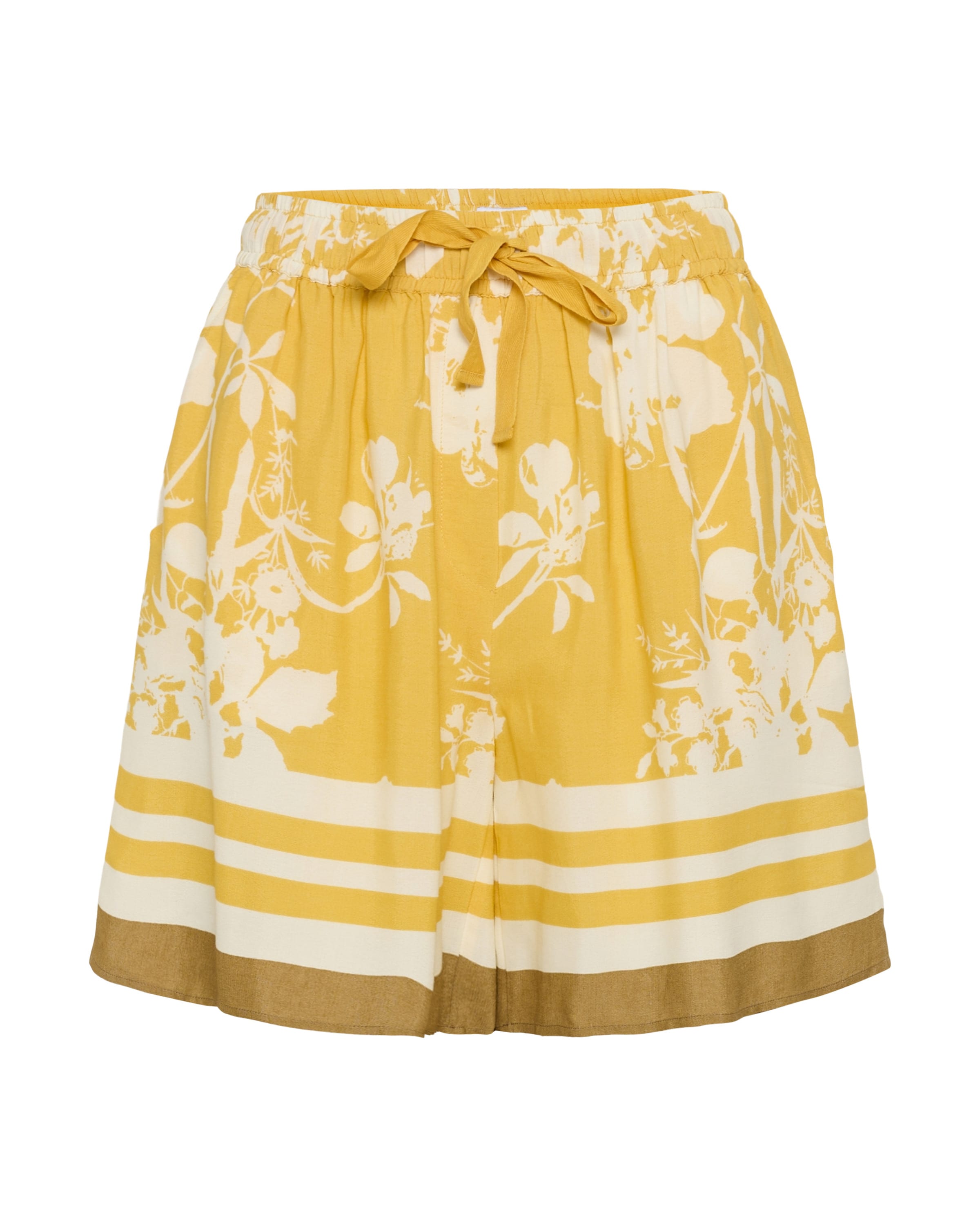 Loosefit Pantalon 'RashedaSZ' SAINT TROPEZ en jaune : devant