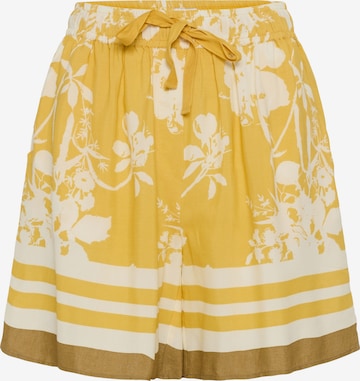 Loosefit Pantalon 'RashedaSZ' SAINT TROPEZ en jaune : devant
