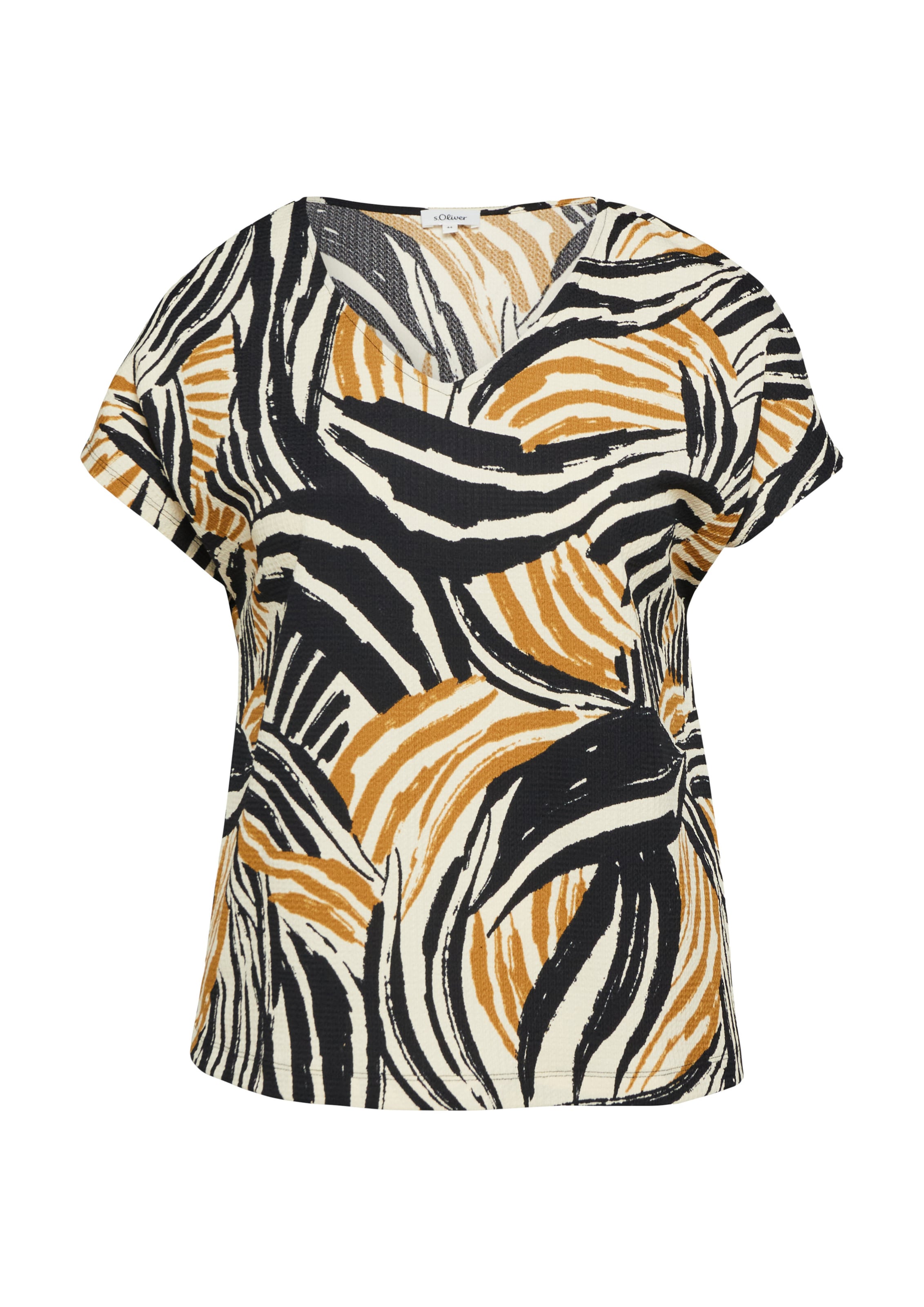 T-shirt s.Oliver en marron : devant