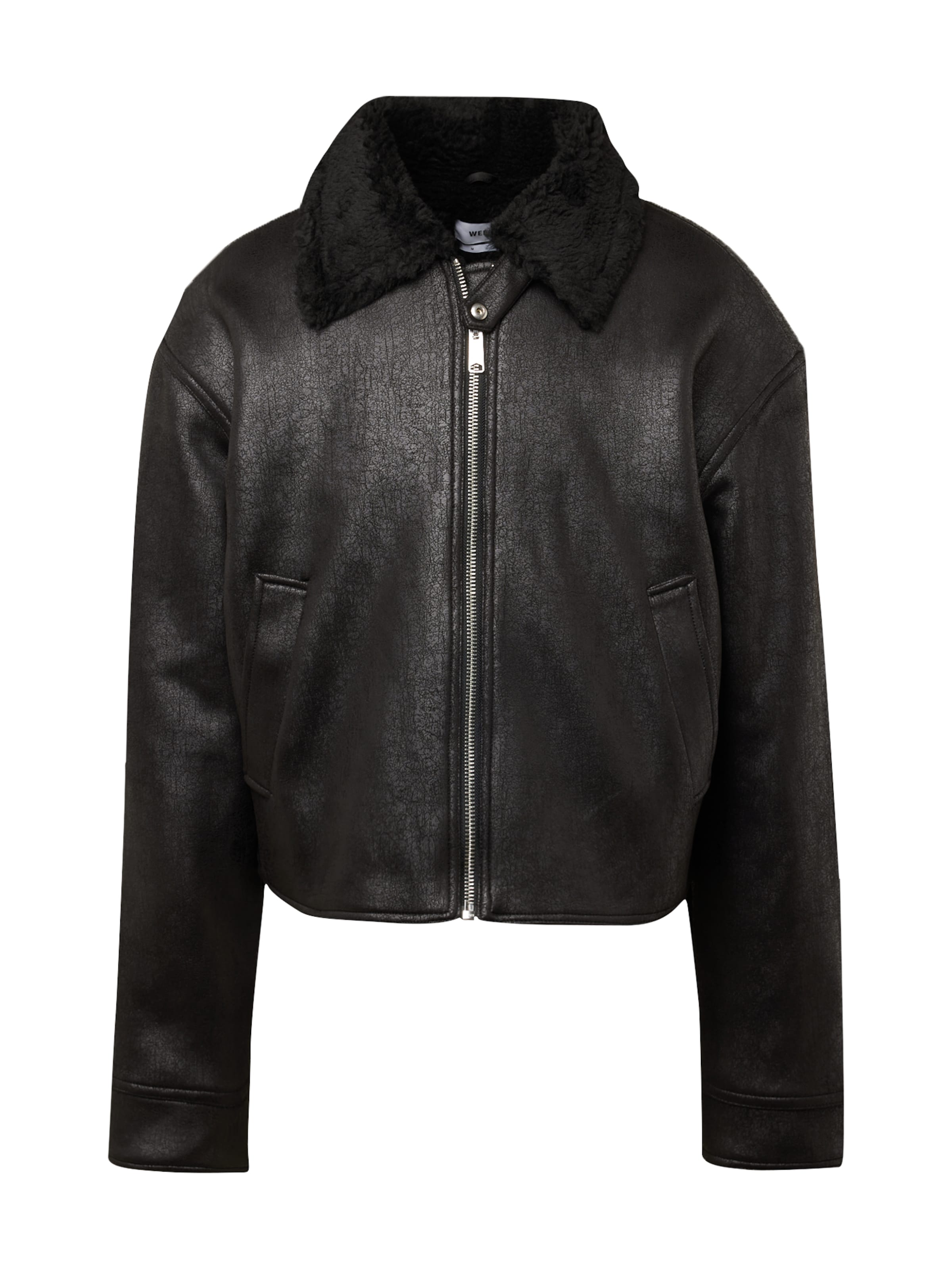 WEEKDAY Átmeneti dzseki 'Sim' - fekete: elől