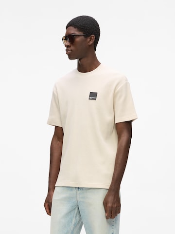 Maglietta di KARL LAGERFELD JEANS in beige: frontale