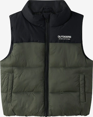Gilet 'NMMMOLE' NAME IT en vert : devant