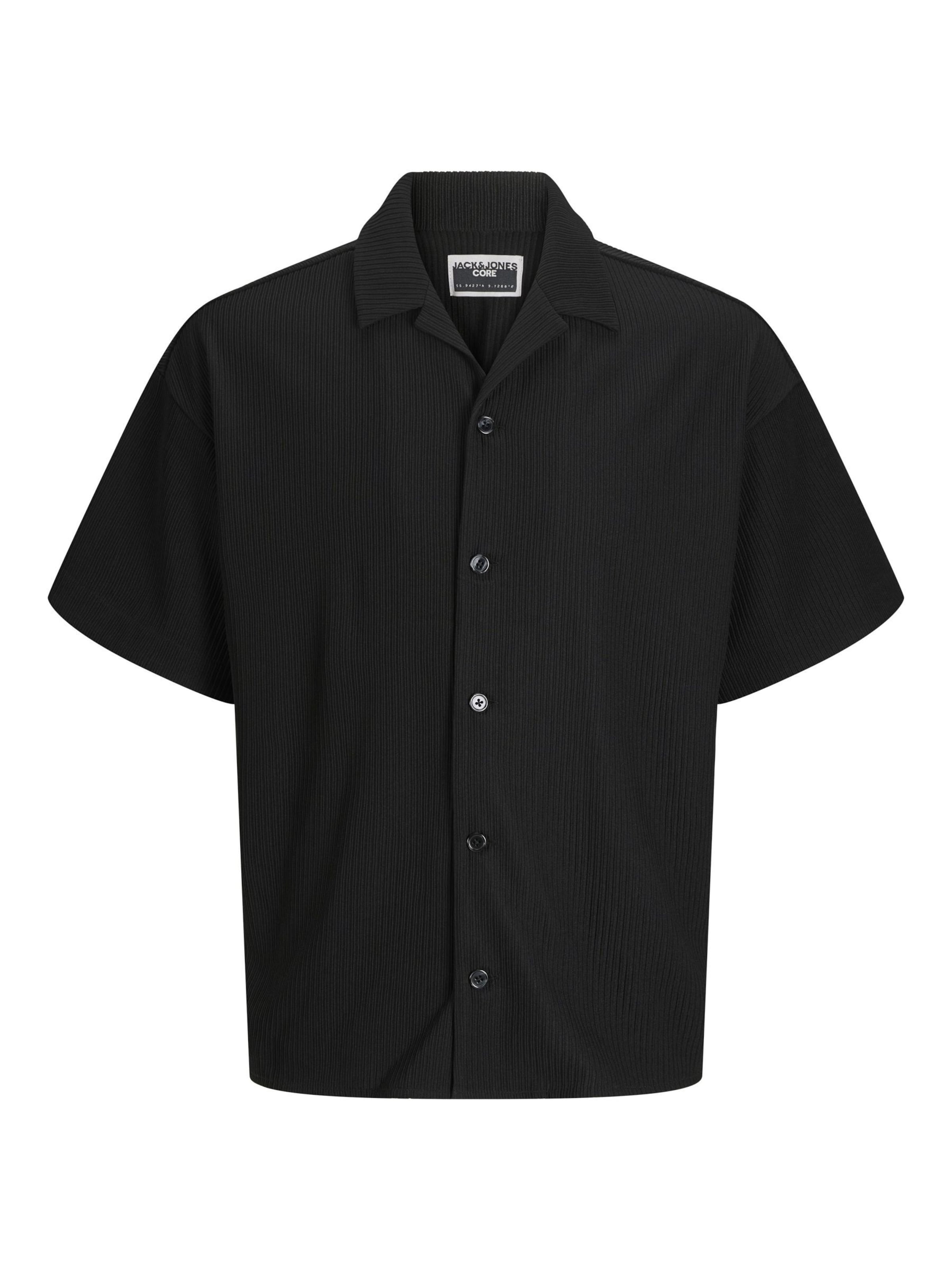 Chemise JACK & JONES en noir : devant