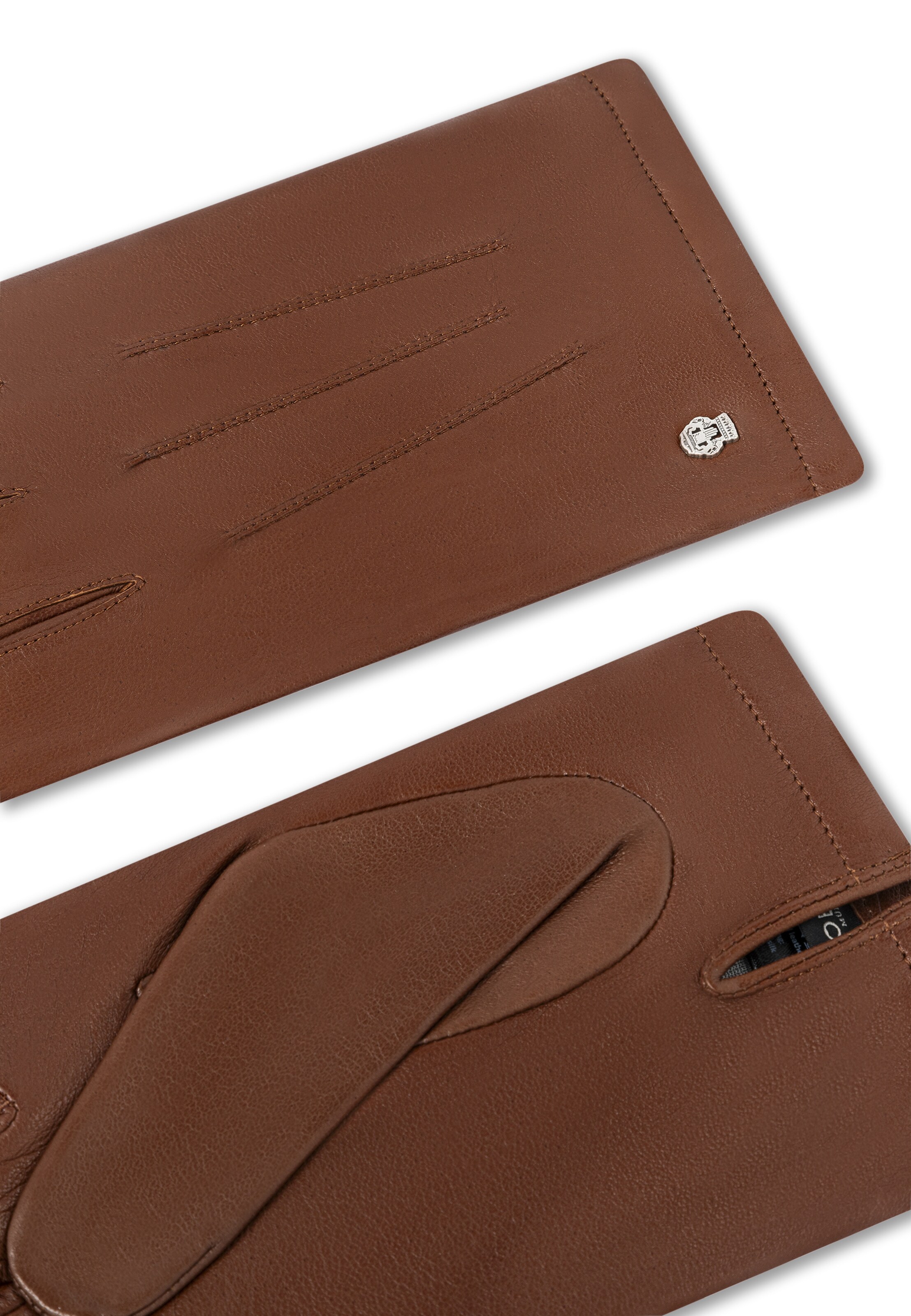 Roeckl Vingerhandschoenen 'WIEN' in Bruin