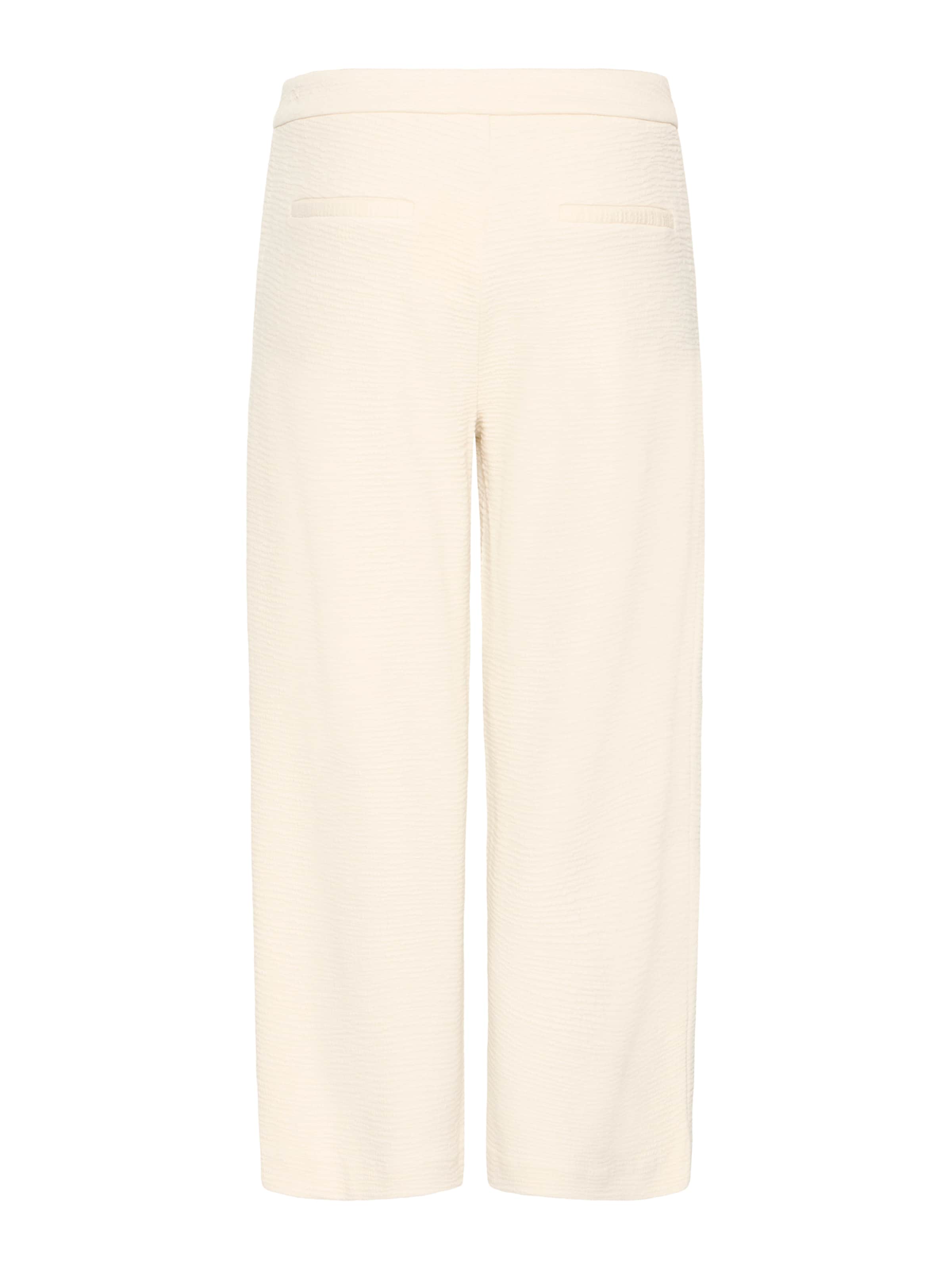 ICHI Wide leg Pants 'IHKATE LUMINA' in White