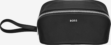 Trousses de toilette BOSS en noir : devant