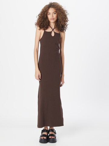 WEEKDAY Dress 'Nina' in Brown: front