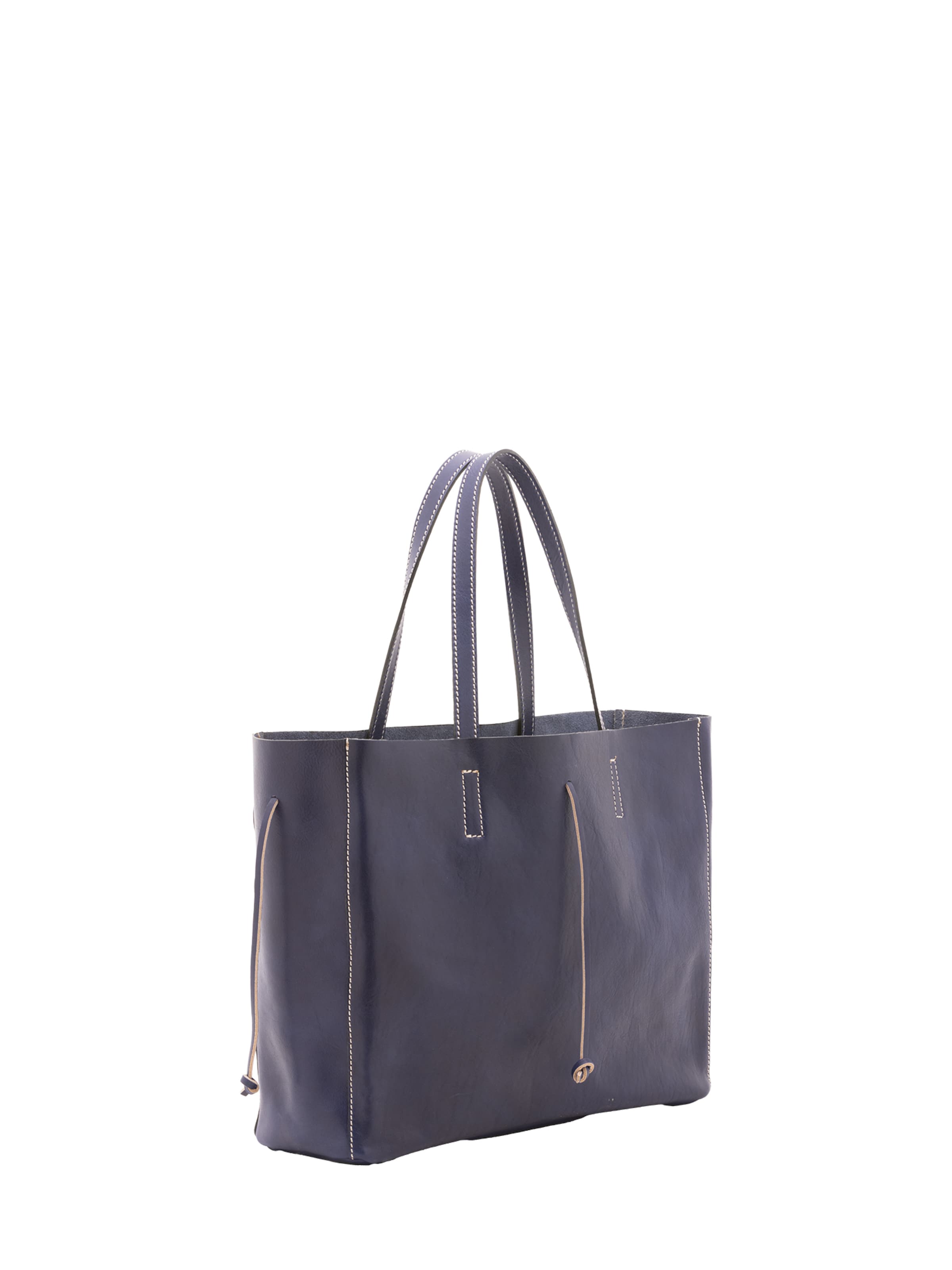 Borsa a spalla di Viola Castellani in blu: frontale