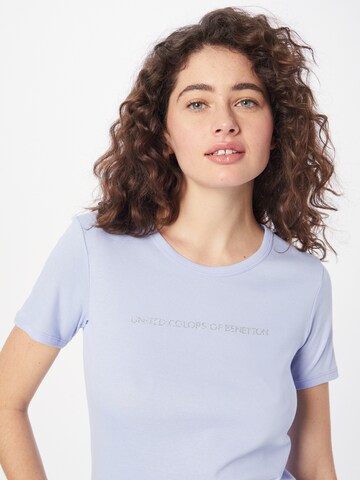 UNITED COLORS OF BENETTON T-Shirt in Lila