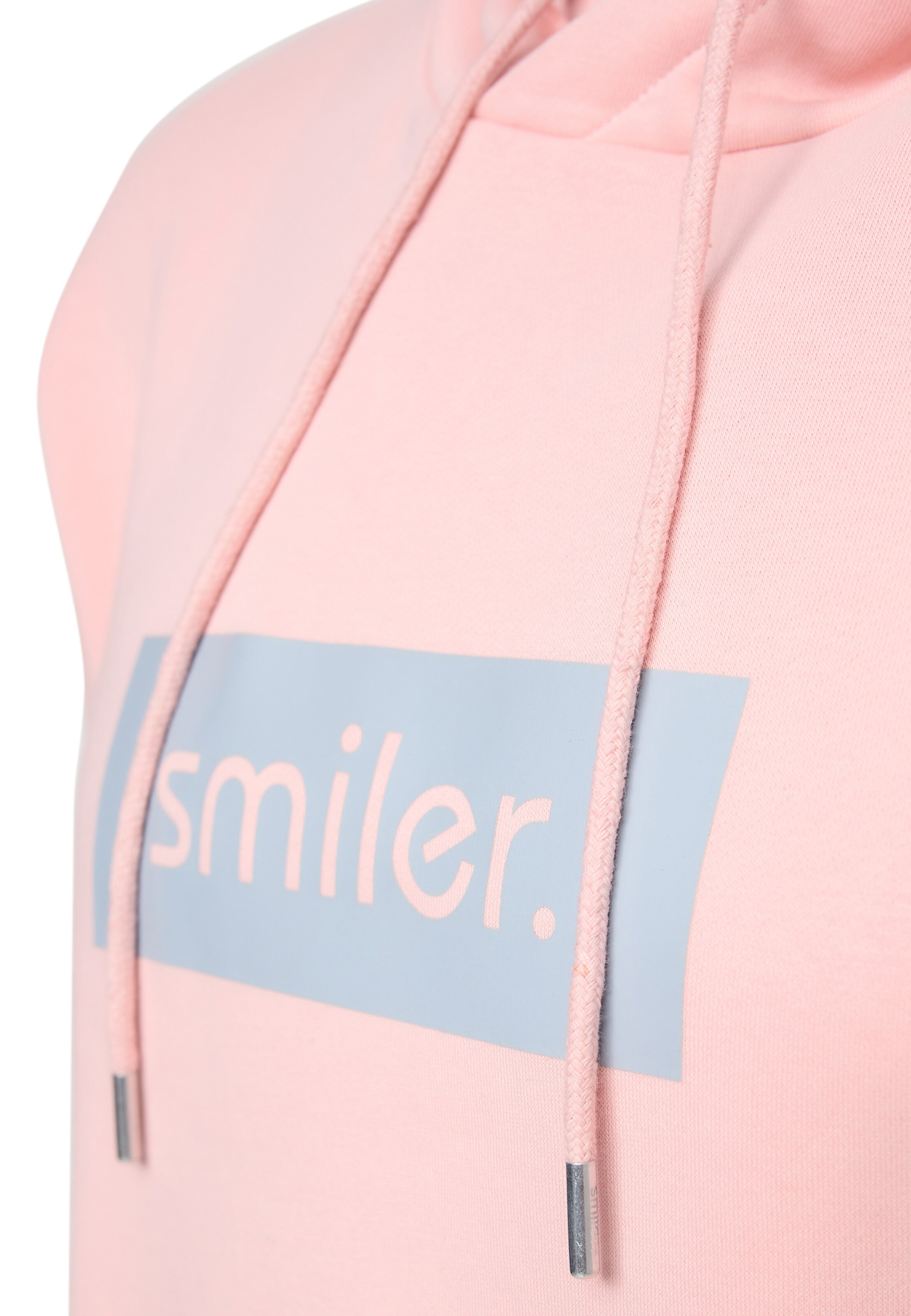 Sweat-shirt 'Happy' smiler. en rouge