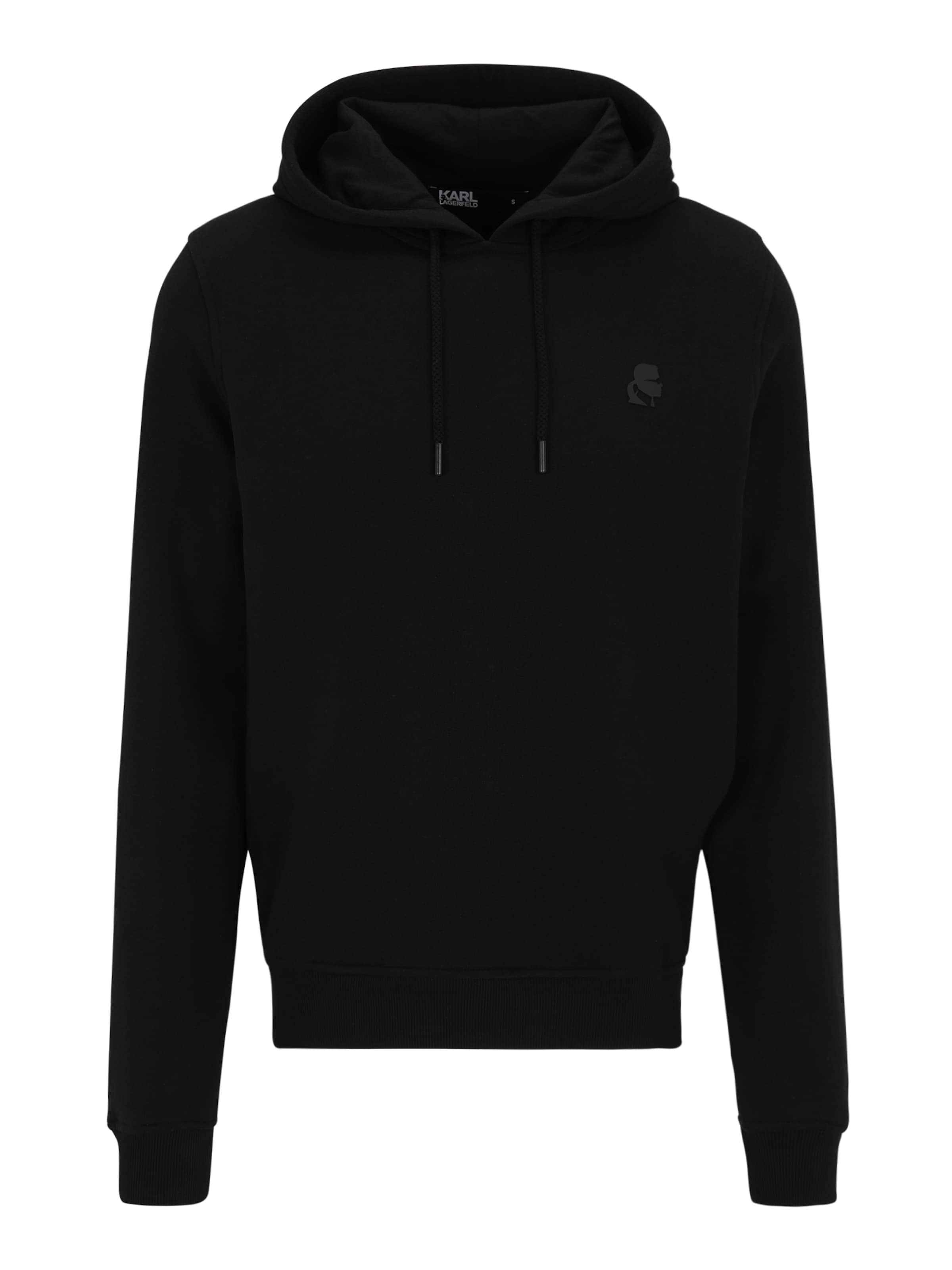 Felpa di Karl Lagerfeld in nero: frontale