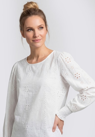 usha WHITE LABEL - Blusa en blanco