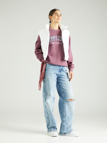 Sweat-shirt Tommy Jeans en rose