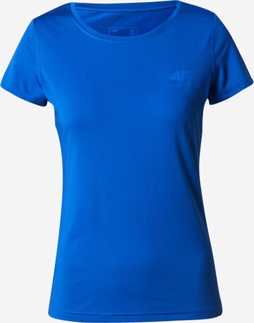 4F Functioneel shirt in Blauw: voorkant