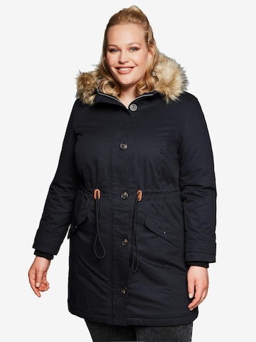 SHEEGO Winter Parka in Black: front