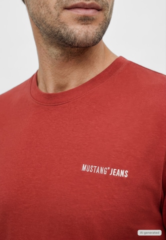 MUSTANG Shirt ' Austin ' in Rot
