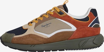Pepe Jeans Platform trainers 'Marlon Sports' in Brown: front