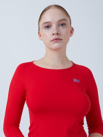 SPORTKIND Funktionsshirt '3/4-Longsleeve Shirt'‌‌‌‌ in Rot