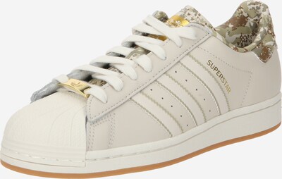 ADIDAS ORIGINALS Sneaker 'Superstar' in creme / gold / khaki / oliv, Produktansicht