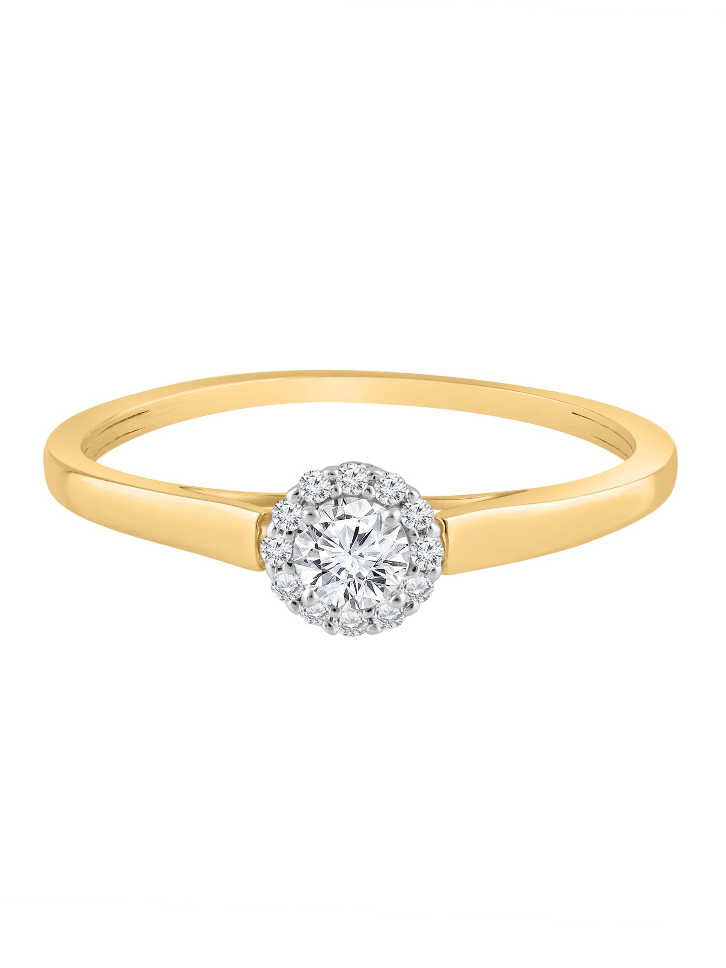 Diamant Exquis Ring‌ in Gold: Vorderseite
