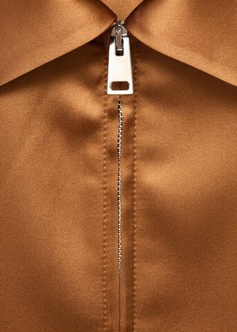 MANGO Übergangsjacke 'Mia' in Braun